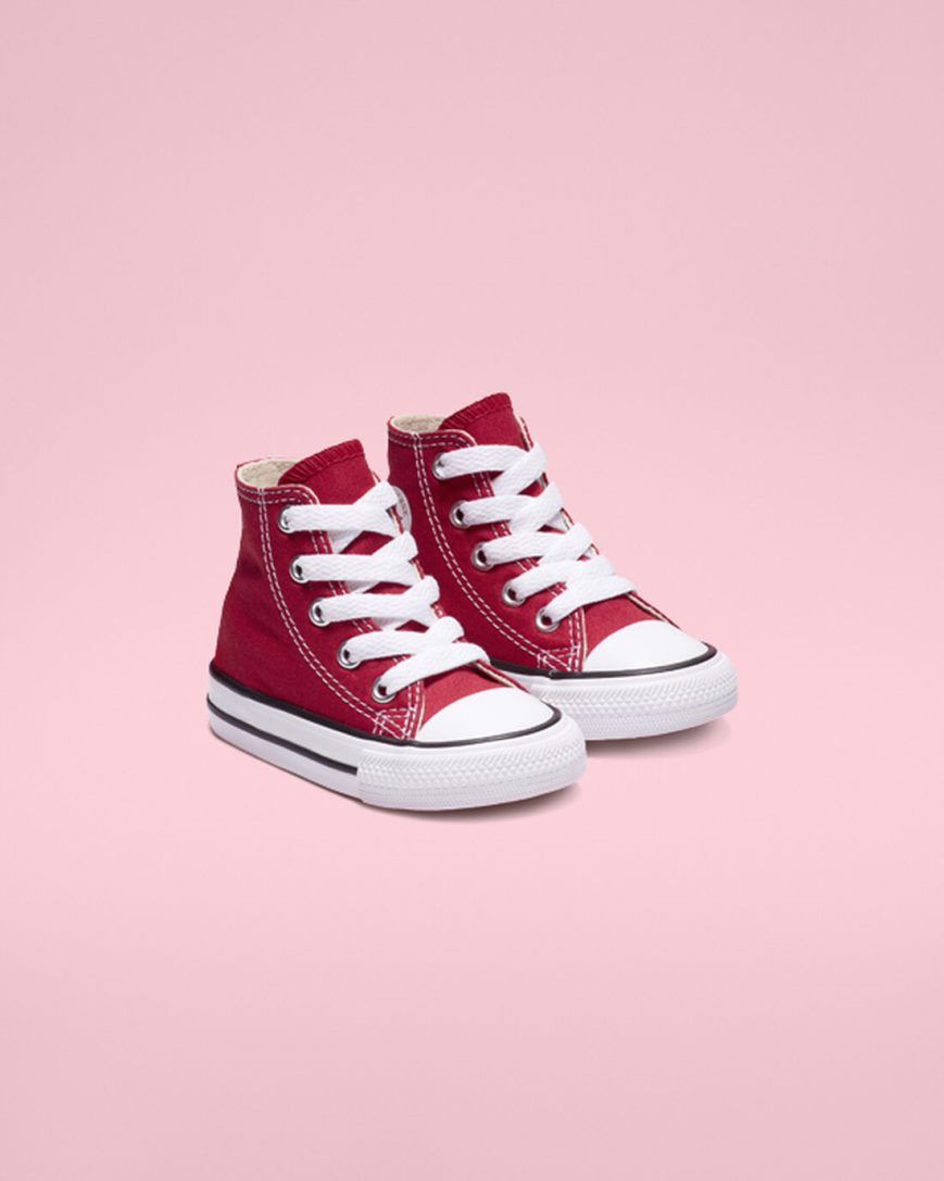 Dívčí Boty Vysoké Converse Chuck Taylor All Star Classic Červené | CZ ZCPJ70